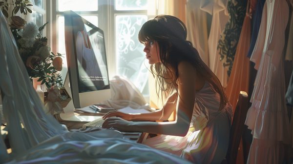 Choisir sa robe demoiselle d'honneur en ligne